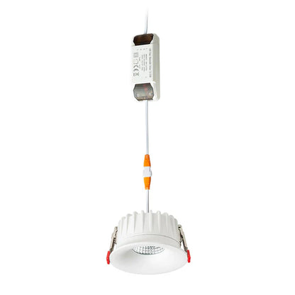 Calyx LED-Einbaustrahler dimmbar 15W IP54 3000K | Schwarz / Weiß