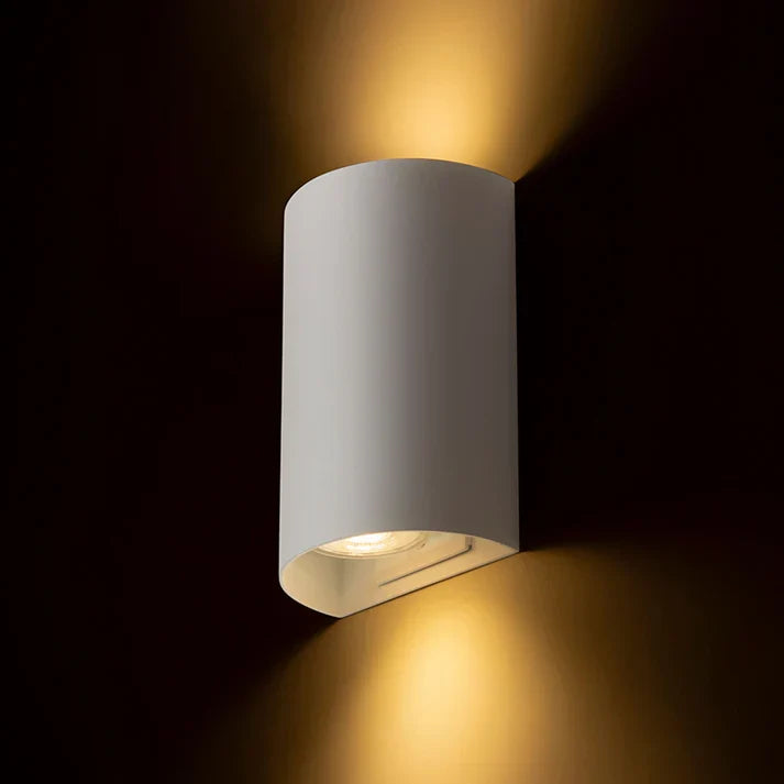 Caprivano ronde up/down wandlamp 2× GU10