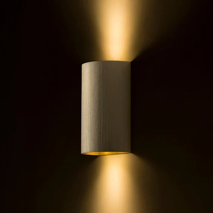 Caprivano ronde up/down wandlamp 2× GU10