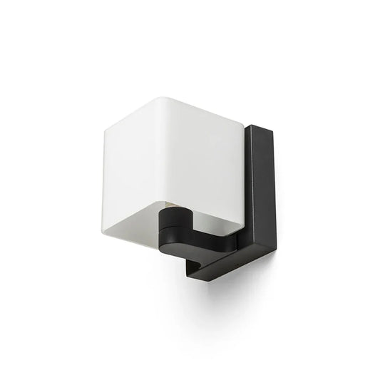 Cubia | Würfel-Wandleuchte | Opalglas