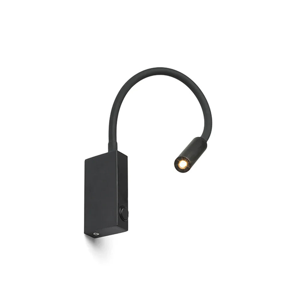 Curva Beam | Wandspot mit Schwanenhals | schwarz oder weiß