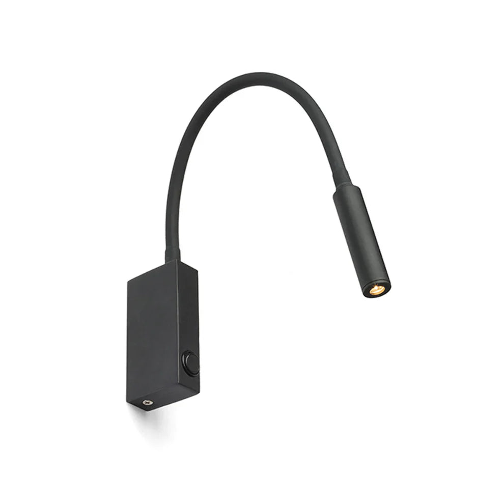 Curva Beam | Wandspot mit Schwanenhals | schwarz oder weiß