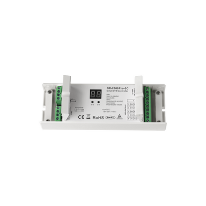 Sunricher DALI Triac dimmer 5 kanalen toepassing