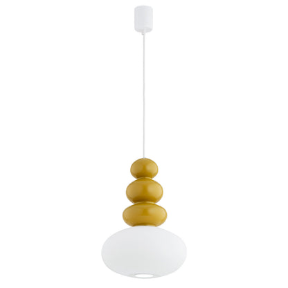 Diego hanglamp Honing-opaal