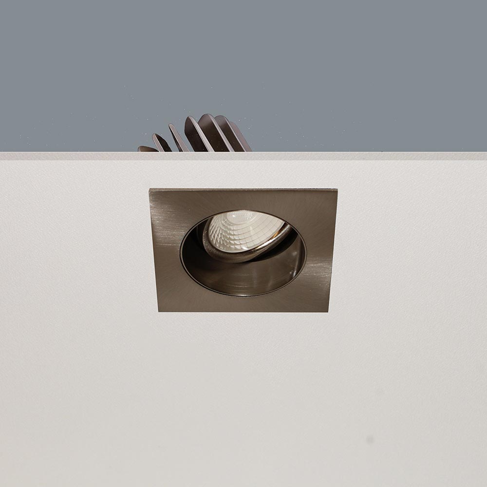 Inbouwspot VENICE 2808 - Mat staal