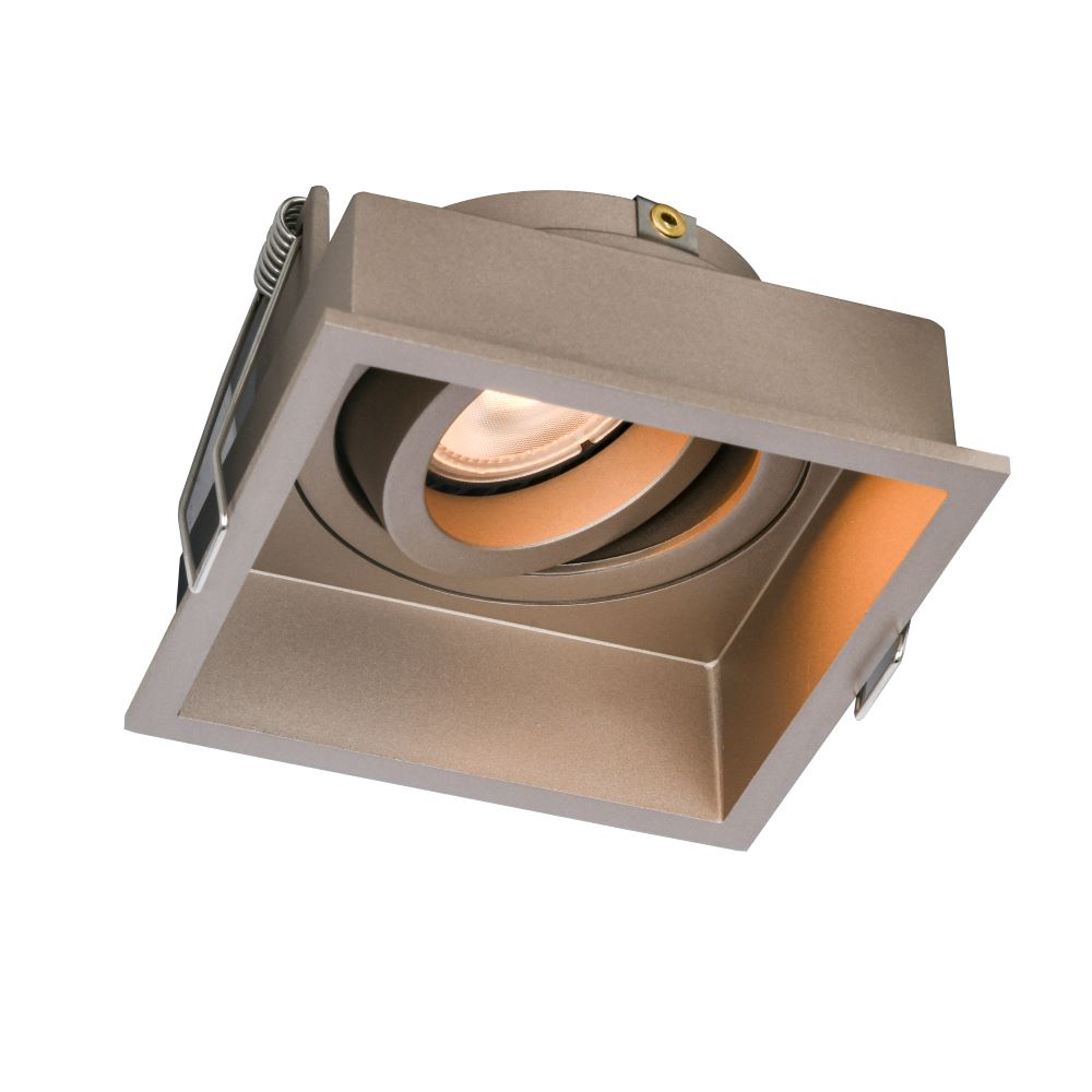 Inbouwspot REX vierkant - champagne