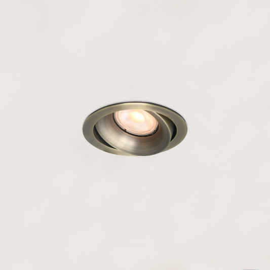 Inbouwspot ALICE rond - antiek-brons