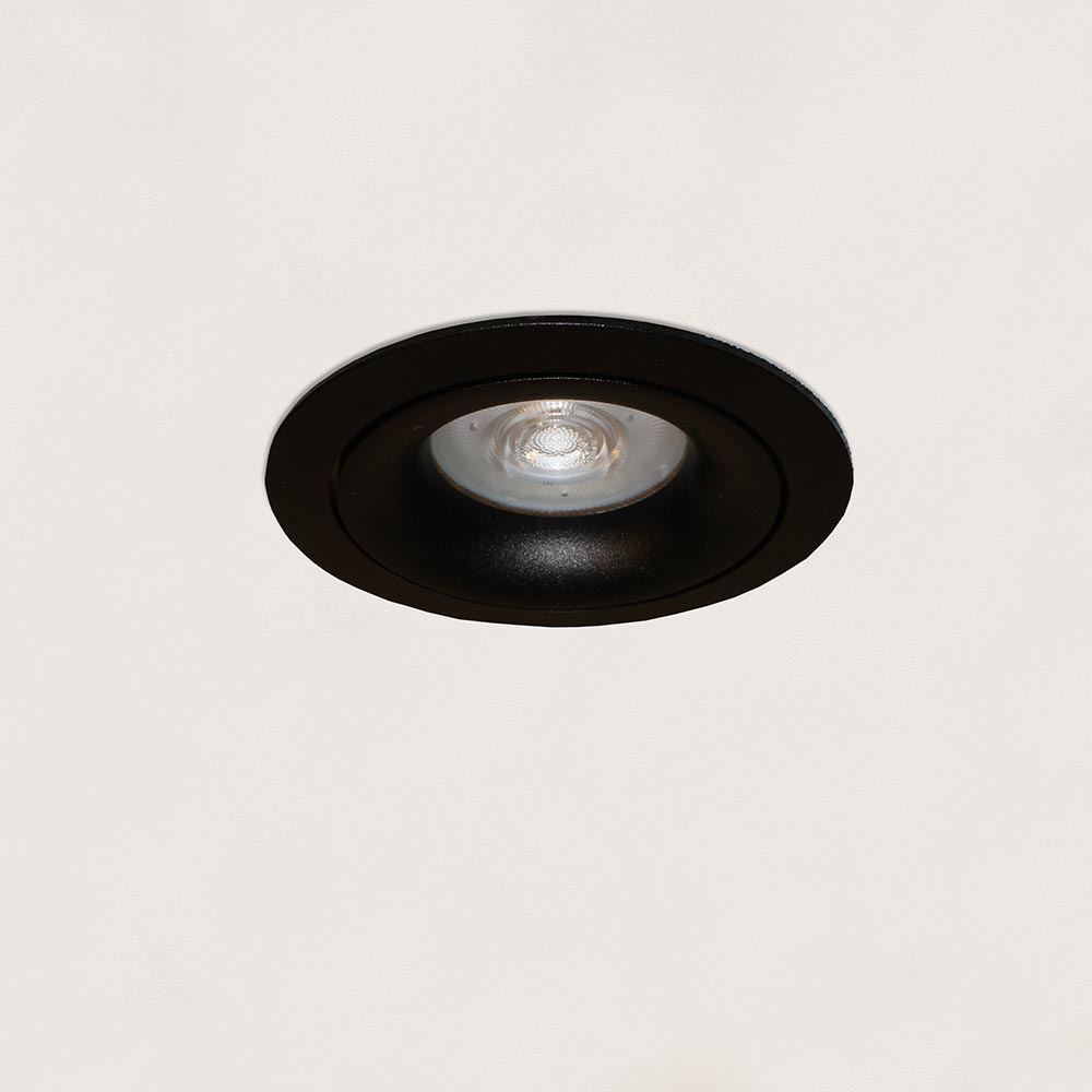 Inbouwspot ALICE rond - zwart