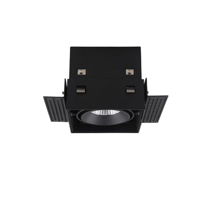 Inbouwspot TROFA 1lichts trimless - zwart