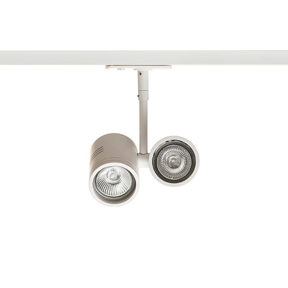 Dual View | 1-Phasen-Stromschienenstrahler | 180° schwenkbar 350° drehbar