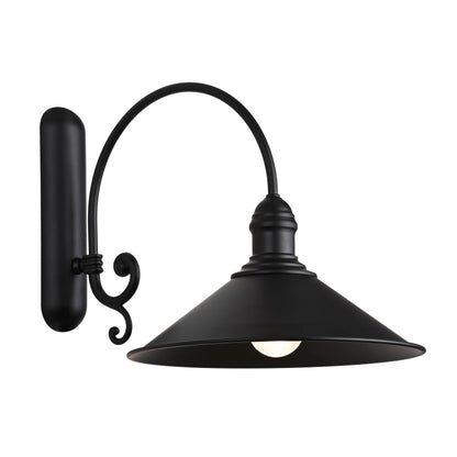 Erba zwarte wandlamp sfeerfoto
