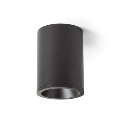 Eilvano LED-Deckenstrahler zylindrisch GU10 schwarz/weiß für Badezimmer