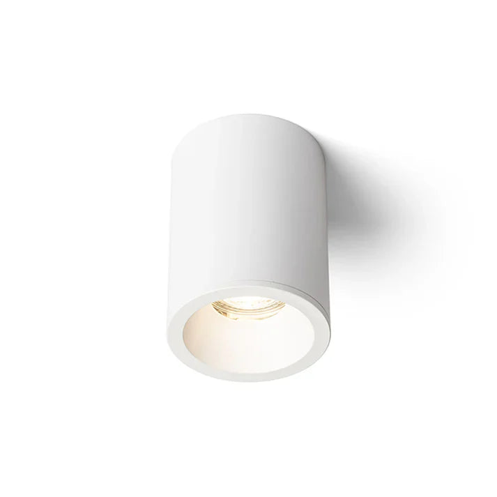 Eilvano LED-Deckenstrahler zylindrisch GU10 schwarz/weiß für Badezimmer
