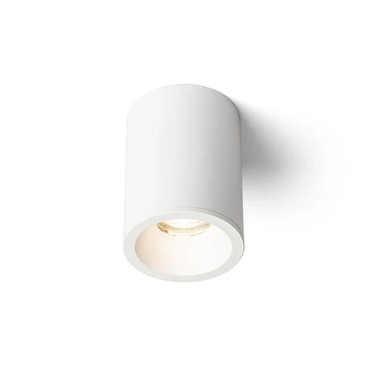 Eilvano LED-Deckenstrahler zylindrisch GU10 schwarz/weiß für Badezimmer