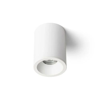 Eilvano LED-Deckenstrahler zylindrisch GU10 schwarz/weiß für Badezimmer