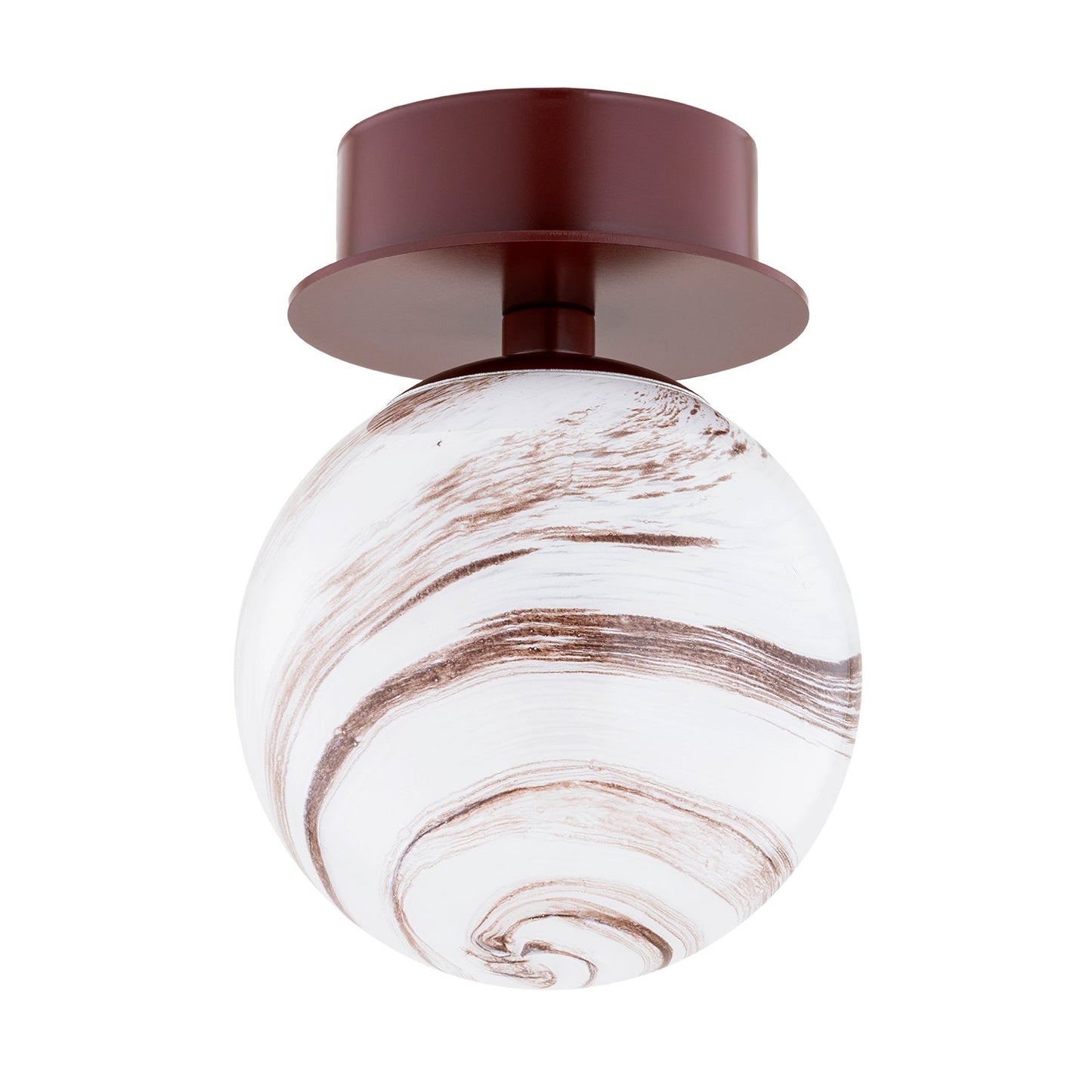 Fabio wandlamp Marmer-chocoladebruin
