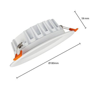 Mi-Light Downlight RGB+CCT Ø150 17W Weiß (FUT065)