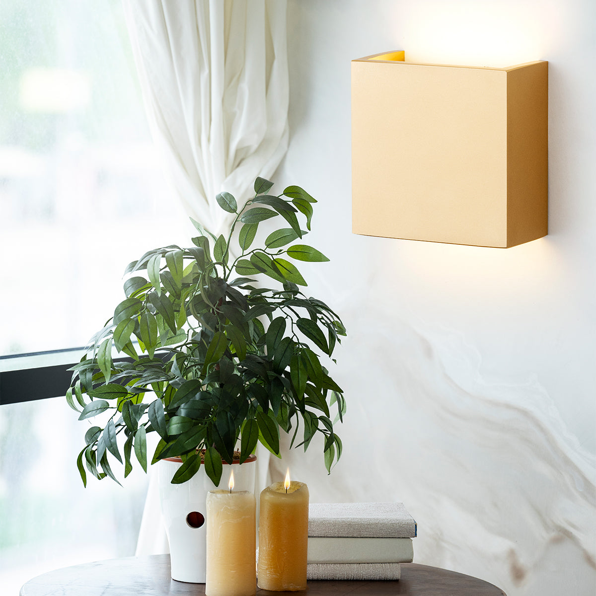 Gent gouden LED-lamp sfeerfoto