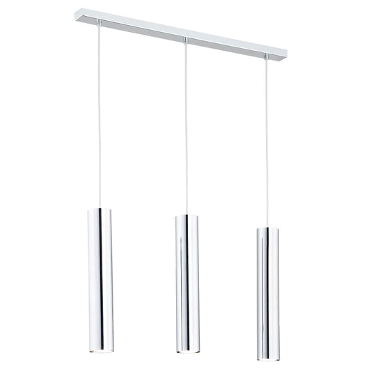 Gomera hanglamp Chroom 3-lichts