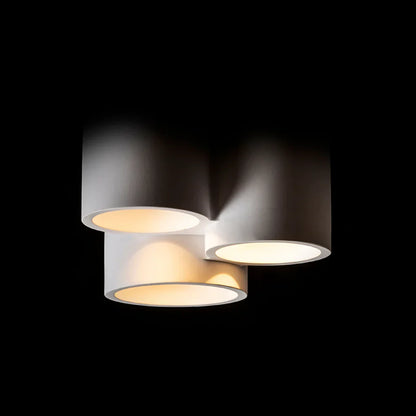 Gipsy Three 22 3-spots plafondlamp 3× GU10 roterend