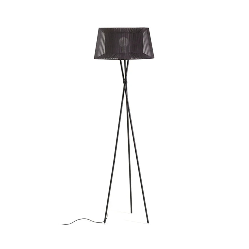 Golden Ribbon vloerlamp LED staande 165 cm textiele kappen