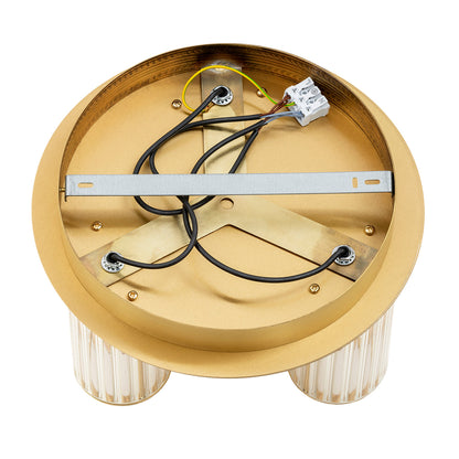 Hampton plafondlamp Geborsteld messing