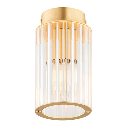 Hampton plafondlamp Geborsteld messing