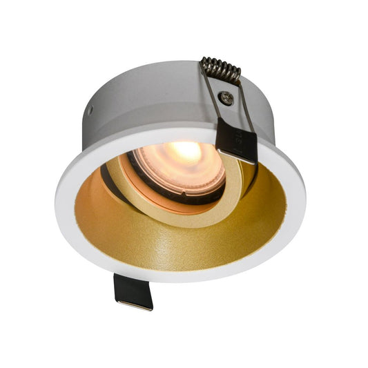 Inbouwspot ROURA - wit-goud