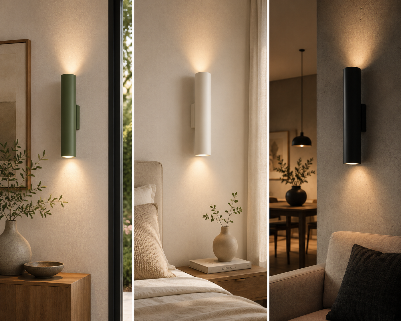 LAGOS 2 tweezijdige wandlamp 3 kleuren GU10