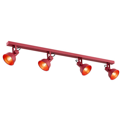 Lenora plafondlamp Rood