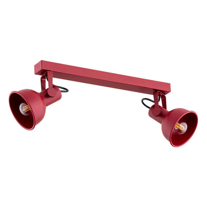 Lenora plafondlamp Rood
