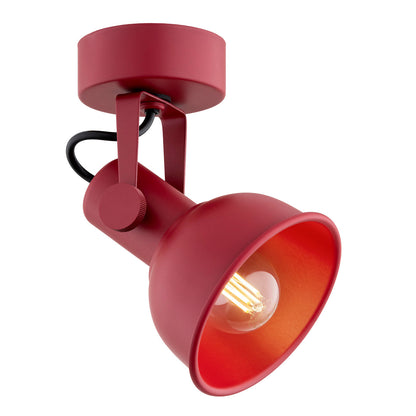 Lenora wandlamp Rood