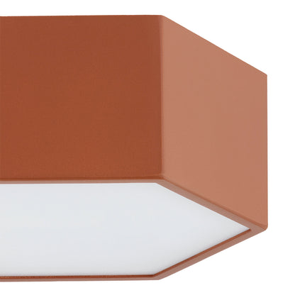 Libero plafondlamp Terracotta
