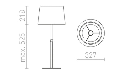 Linea Esplan 33 tafellamp LED design — IP20