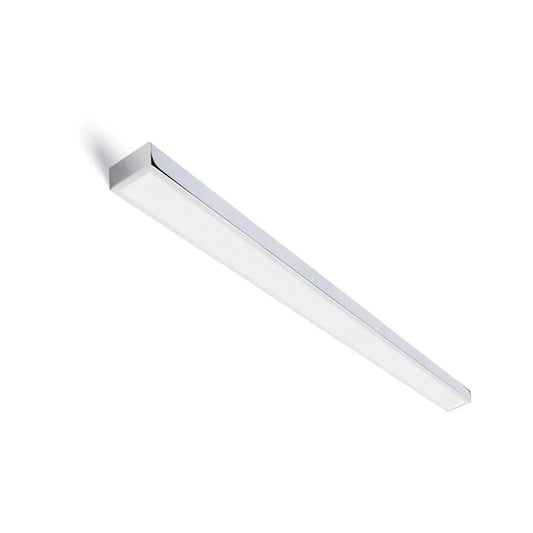 Lineo lineaire LED wandlamp 90cm chroom