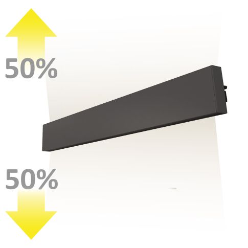 Linevo | Lineare Up/Down LED-Wandleuchte | 90 cm 30 W