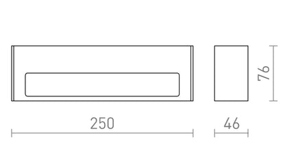 Lynox Beam 25 | up/down wall light | sleek design