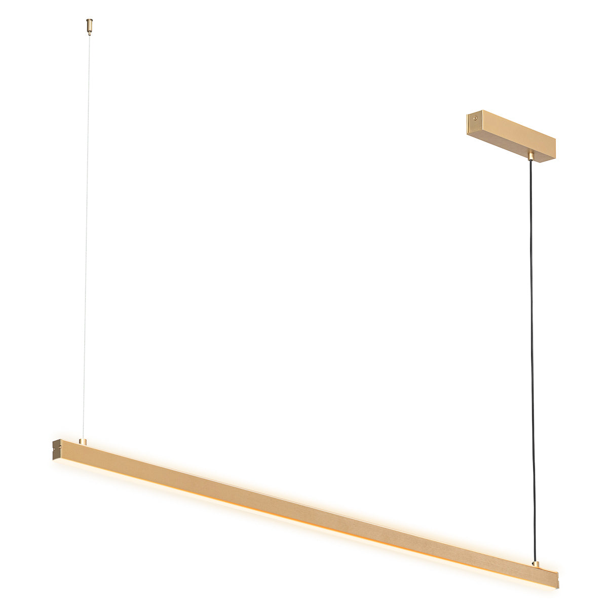 Miami LED hanglamp Goud enkele ring