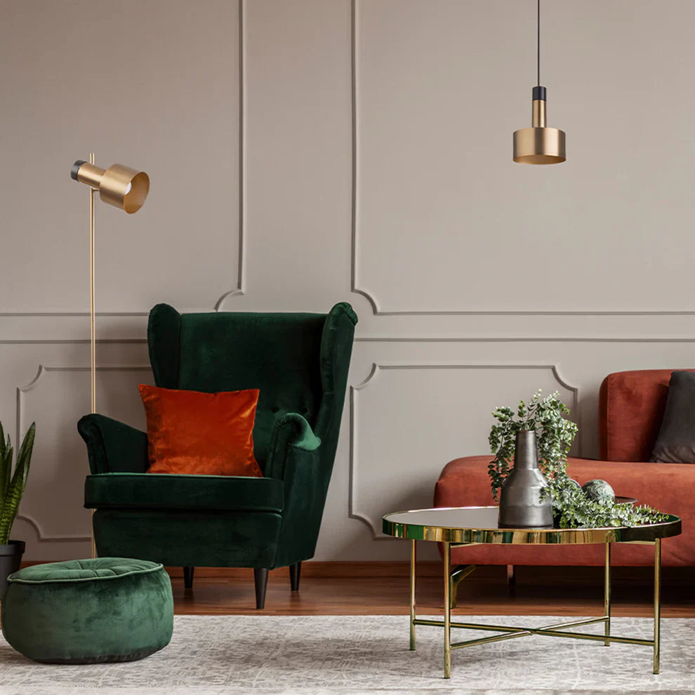 Marble Brass 150 | floor lamp marble & brass | 150 cm