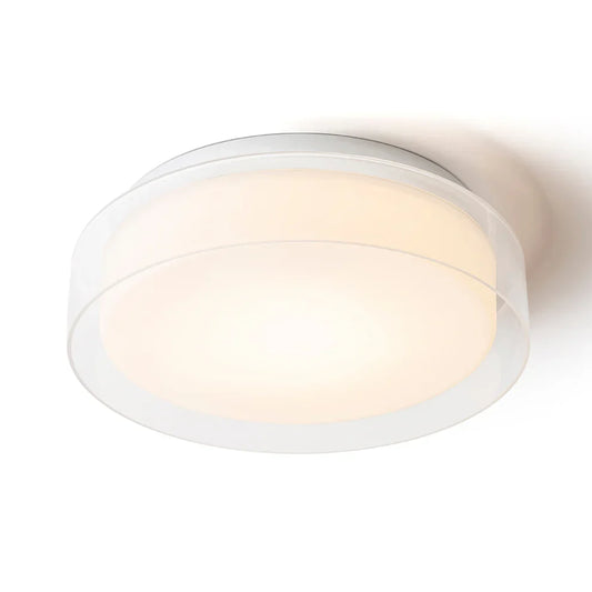 Marina Halo 30 minimalistische plafondlamp dubbele glaskap