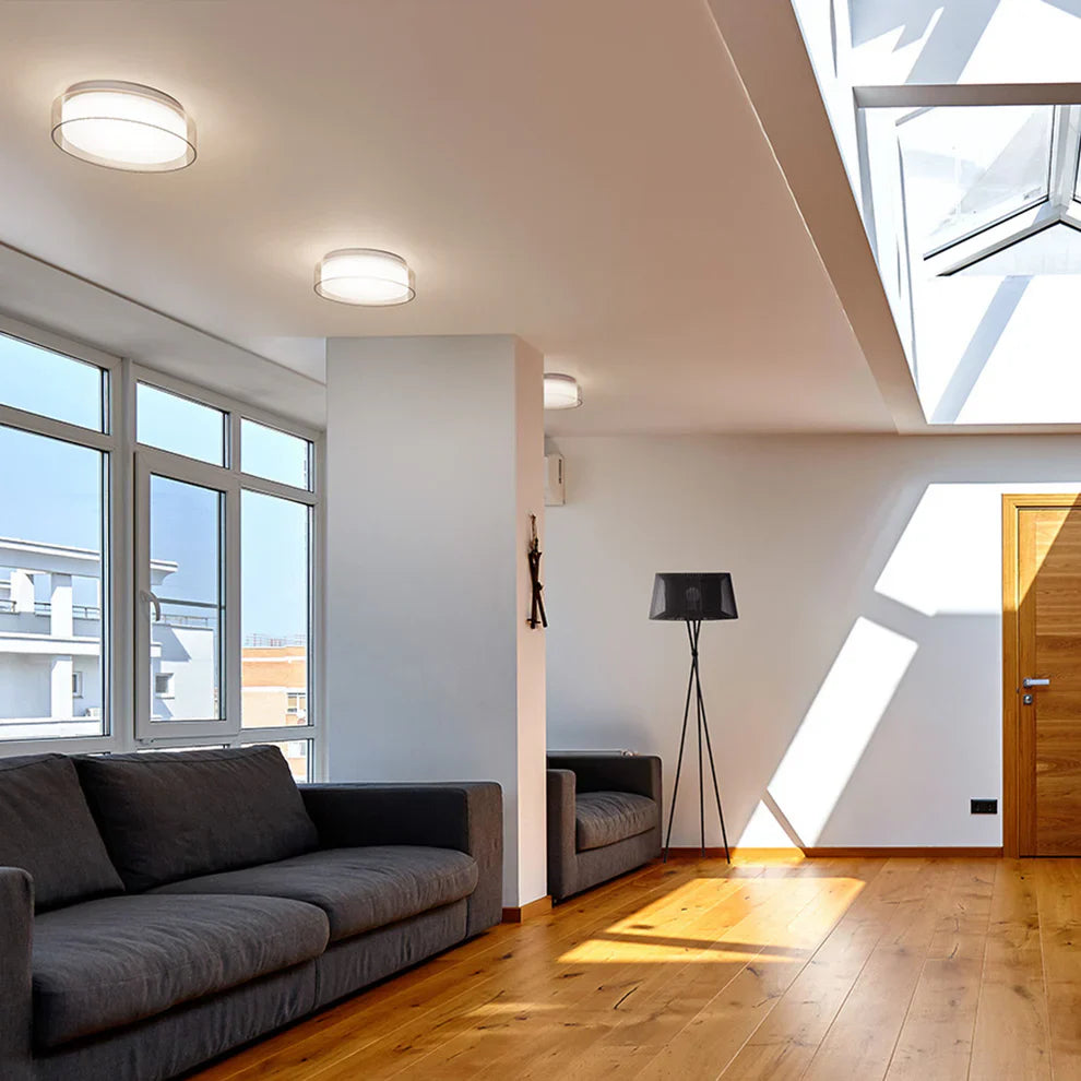 Marina Halo 30 | minimalistische Deckenleuchte | doppelte Glasschirme