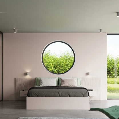 Nexa Shade grijze wandlamp G9 minimalistisch