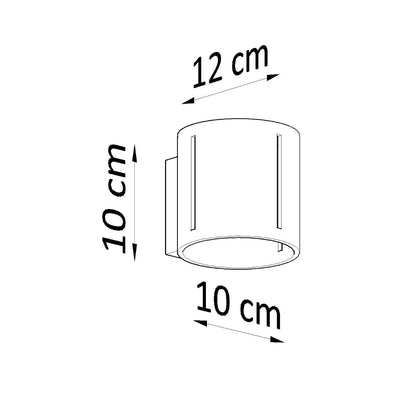 Nexa Shade grijze wandlamp G9 minimalistisch