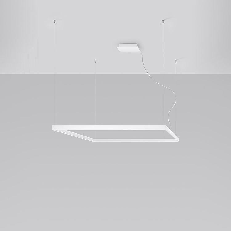 Nexaro LED-Pendelleuchte quadratisch 50W M | 3000K oder 4000K | schwarz / weiß / gold