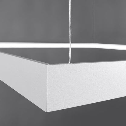 Nexaro LED-Pendelleuchte quadratisch 50W M | 3000K oder 4000K | schwarz / weiß / gold