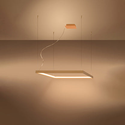 Nexaro LED-Pendelleuchte quadratisch 50W M | 3000K oder 4000K | schwarz / weiß / gold
