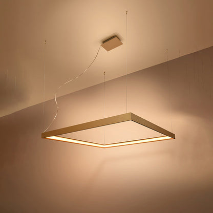 Nexaro LED-Pendelleuchte quadratisch 50W M | 3000K oder 4000K | schwarz / weiß / gold