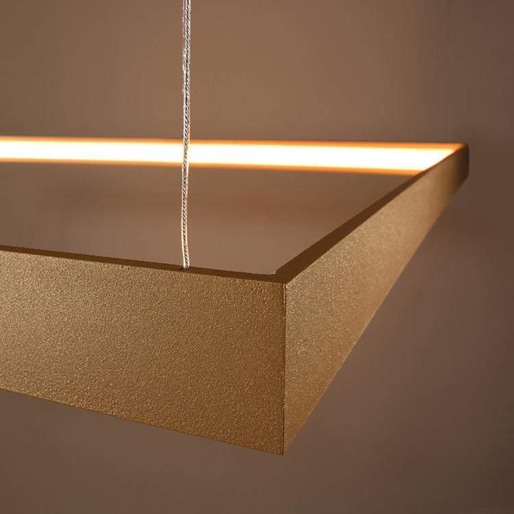 Nexaro LED-Pendelleuchte quadratisch 50W M | 3000K oder 4000K | schwarz / weiß / gold