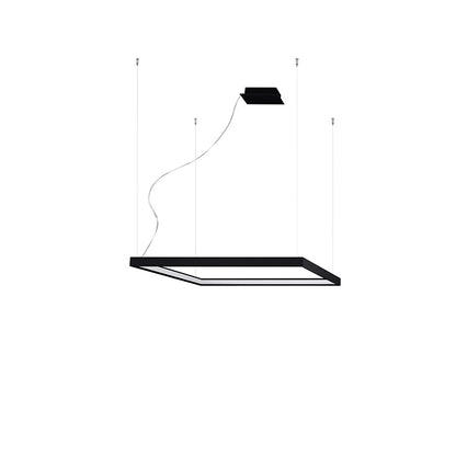Nexaro LED-Pendelleuchte quadratisch 50W M | 3000K oder 4000K | schwarz / weiß / gold