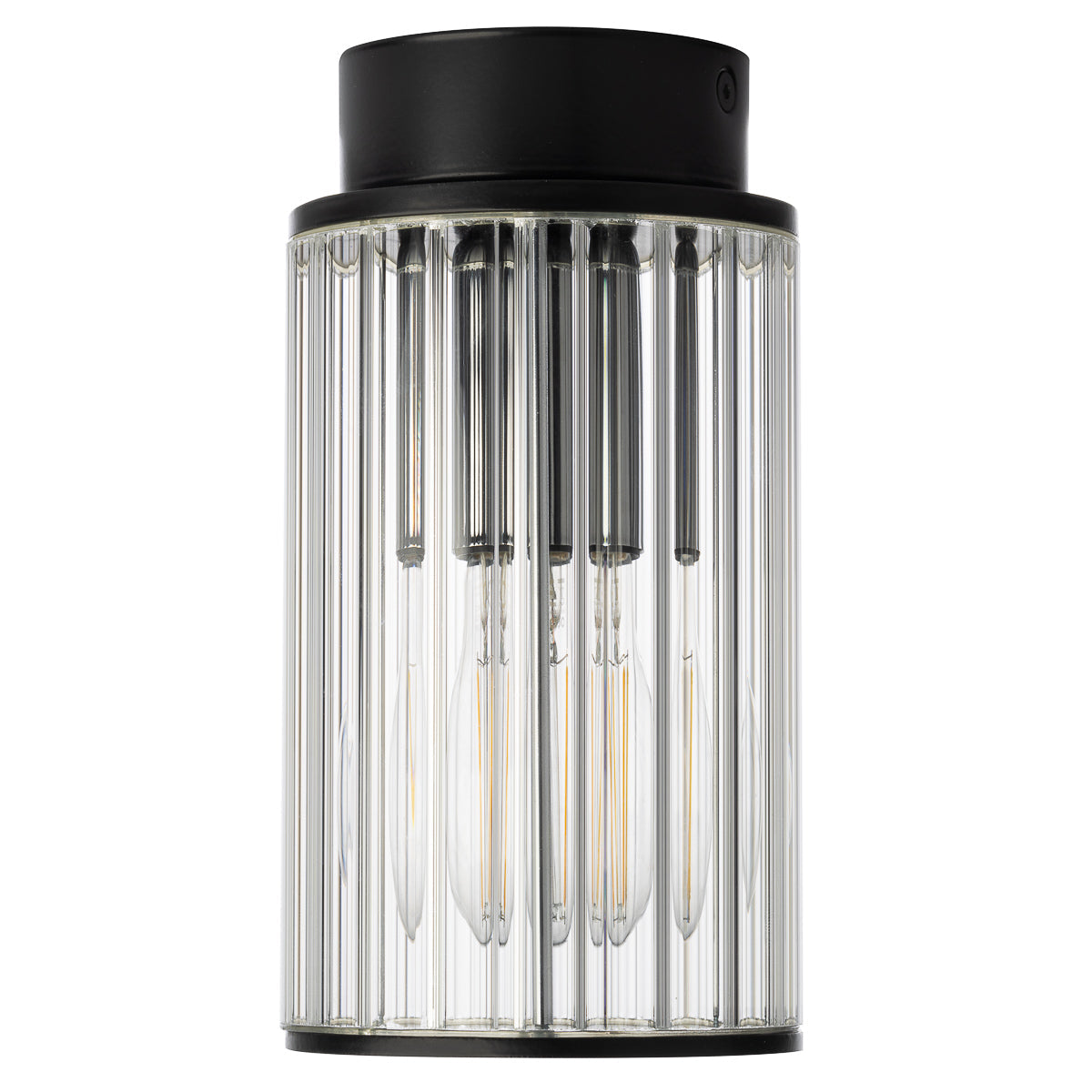 Norfolk buitenplafondlamp Zwart